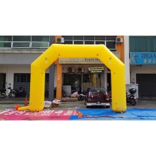 20ft new yellow hexogon inflatable arch for sale